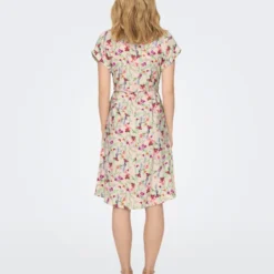 JACQUELINE DE YONG Robe Camille -Étoffe Belle Soldes Boutique 15286472 sandshell desert fl jacqueline de yong 2