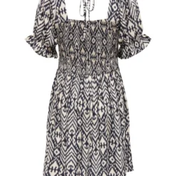 JACQUELINE DE YONG Robe Bora Life -Étoffe Belle Soldes Boutique 15290524 sky captain ikat jacqueline de yong 3