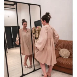 Robe Alix -Étoffe Belle Soldes Boutique 6001 1 beige w studio 3