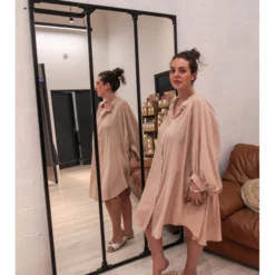 Robe Alix -Étoffe Belle Soldes Boutique 6001 1 beige w studio 6