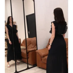 Robe Rosalie -Étoffe Belle Soldes Boutique 8762 marine atelier de mila 2