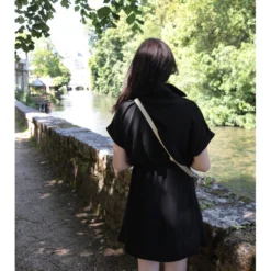 Robe Merida -Étoffe Belle Soldes Boutique 9970r noir atelier de mila 2