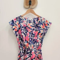 Robe Longue Marthe -Étoffe Belle Soldes Boutique l519 bleu in april 2