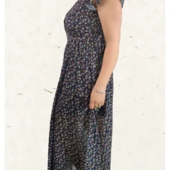 Robe Meissa -Étoffe Belle Soldes Boutique mj27853 bleu majolica 2