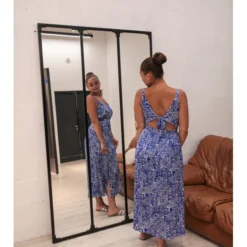 Robe Pauline -Étoffe Belle Soldes Boutique mj28257 bleu majolica 3