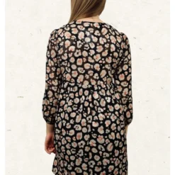 Robe Mary -Étoffe Belle Soldes Boutique mj79205 noir majolica 2