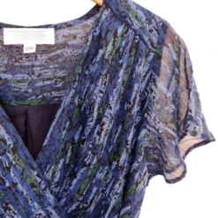 Robe Jane -Étoffe Belle Soldes Boutique r1286 bleu vert in april 2