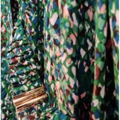 Robe Coline -Étoffe Belle Soldes Boutique r1730 vert in april 2