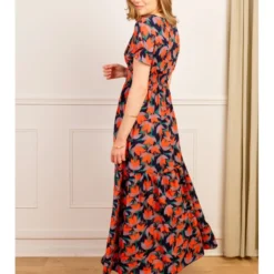 Robe Lena -Étoffe Belle Soldes Boutique r1960 vert in april 4