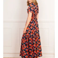 Robe Lena -Étoffe Belle Soldes Boutique r1960 vert in april 5