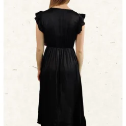 Robe Ninon 5 Robe Ninon -Étoffe Belle Soldes Boutique r1975 noir in april 2