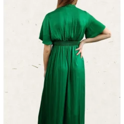 Robe Jeanne 6 Robe Jeanne -Étoffe Belle Soldes Boutique r2107 vert in april 2