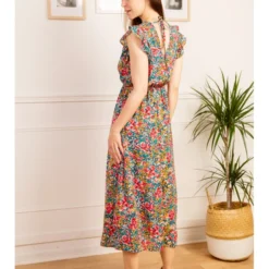 Robe Mamita -Étoffe Belle Soldes Boutique r2109 bleu in april 3