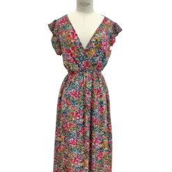 Robe Mamita -Étoffe Belle Soldes Boutique r2109 bleu in april 5