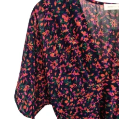 Robe Haley -Étoffe Belle Soldes Boutique r2137 fushia violet in april 3