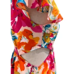 Robe Helena -Étoffe Belle Soldes Boutique r2813 fushia in april 2