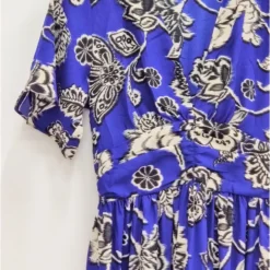 Robe Simba -Étoffe Belle Soldes Boutique r877 bleu in april 2