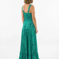 Robe Marilia -Étoffe Belle Soldes Boutique ro16990 menthe coline 2