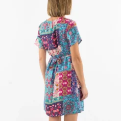 Robe Cascavel -Étoffe Belle Soldes Boutique ro17146 marine coline 2